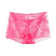 thumbnail image 2 of Culottes Mode Décontractées en Dentelle Unie pour Femmes, 2 of 5