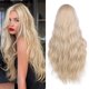 thumbnail image 1 of Ganfancp Frontera Europea y Pelucas con Pelo Largo Rizado Femenino Realista y Picante Niñas Dorado Rizado Ondas Cabeza Completa Set Ofertas y Liquidaciones 1* Spice Girls Rubio Rizos Grandes Ondas Ca, 1 of 1