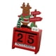thumbnail image 5 of Calendario navideño de escritorio, decoración, calendario perpetuo, rústico con bloques numéricos. Estilo F, 5 of 9