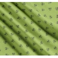 thumbnail image 3 of Soimoi Green Cotton Poplin Fabric Skull Skull Print Fabric by the Yard 42 Inch Wide, 3 of 7