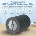 thumbnail image 3 of Pro HEPA Tri-Power Filter for Molekule Pro | Multi-Stage Filtration with Activated Carbon | Removes 99.97% Particles & Odors | 1 Pack, 3 of 7