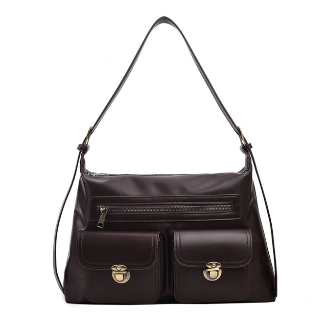 Bolso para Mujer Con Cierre Bolso Vintage (café)