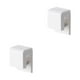 thumbnail image 2 of Injueey Wall Mounted Toothpaste Clip Self Adhesive Toiletries Rack Cleaning Cream Storage Punch-free Organizer Holder Multi-purpose Blanco 2piezas, 2 of 6