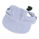 thumbnail image 4 of Sombrero para el sol para mascotas de verano, sombrero informal de pana ajustable para mascotas, sombrero ligero y elegante para mascotas para perros, gatos, azul XS, 4 of 5