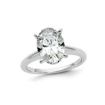 2.20 Carat (Ctw VS2, G-H) Certified Lab-Grown Diamond Solitaire Engagement Ring in 14K White Gold