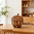 thumbnail image 4 of Wozhuo Hen Basket Storage Organizer Kitchen Decor Fruit Snack Holder Wrought Iron, 4 of 6