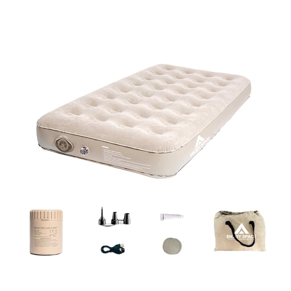 Inflatable Airbed with Built in Pump Quick Self-inflating Camping Bed Portable Air Mattress for Home Camping Travel