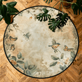 thumbnail image 7 of CURLYOOT Round Rug 3ft Vintage Lovely Birds Area Rug, Washable Circle Mat Non Slip Floor Carpet Mat, Bird Flower Soft Indoor Rugs for Entryway Living Room Dining Room Bedroom, 7 of 7