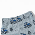 thumbnail image 6 of TOWED22 Toddler Boy Summer Casual Clothes Short Sleeve Graphic Tee Shorts Play Outfit Light Green,5-6 Y, 6 of 9