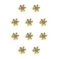 thumbnail image 3 of Toystoory Ajuste de la Decoración Decorativa Suministro de la casa Servilletas Círculos Versátil Restaurante Adorno Toalla Hebilla Oro de Imitación de oro 10piezas Toystoory CBP262804, 3 of 4