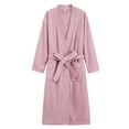 thumbnail image 2 of Kureaily Men's Robes Cloth Bathrobe Soft Kimono Bath Robe Kimono Spa Robe For Men Long Loungewear With Pockets Mens Pajama Set, 2 of 5