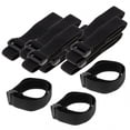 thumbnail image 1 of 20 Pieces Black Cable Ties Reusable Hook And Loop Straps, 1 of 5