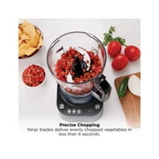 Ninja 9-Cup Food Processor, 4 Auto-iQ Presets, Chop & Slice Vegetables, Mix Dough, BZ600, Cyberspace