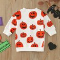 thumbnail image 6 of Mercatoo Toddler Girls Halloween Sweatshirt Autumn Long Sleeve Crewneck Pullover Kids Boys Halloween Clothes for 1 to 5 Years, 6 of 6