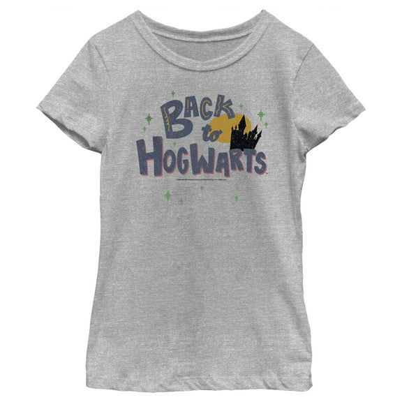Girl's Harry Potter Back to Hogwarts  Graphic Tee Athletic Heather Large