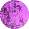 thumbnail image 1 of Ahgly Company Indoor Round Oriental Pink Industrial Area Rugs, 5' Round, 1 of 4