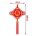 thumbnail image 4 of Nudo chino, amuleto de la suerte del Feng Shui chino, nudo misterioso con colgante de amuleto de la suerte A, 4 of 5