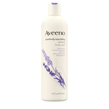 Aveeno Positively Nourishing Calming Lavender Body Wash, 16 fl. (Best Body Wash After Spray Tan)
