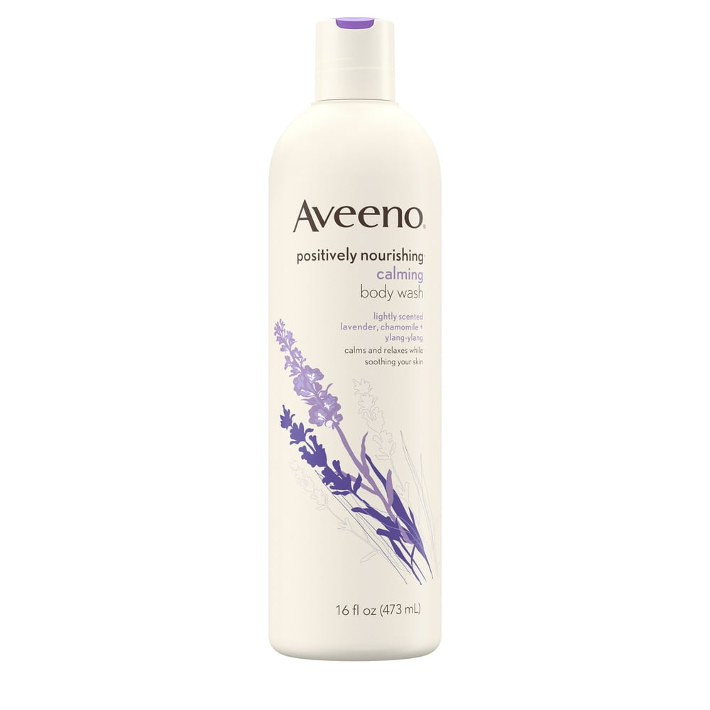 Aveeno Positively Nourishing Calming Lavender Body Wash, 16 fl. oz