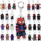 thumbnail image 2 of LLavero de superhéroe con colgante para bolso, cadena con diseño de gato, Araña, Punk, regalo de joyería, 2 of 4