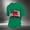 Green, variant on Never Forget 911 Patriotic Tee for Men with 25th Anniversary Print and Cotton Fabric Featuring 9/11 Memorial Shirts for Remembrance Ceremonies Church Services Community Events Black M