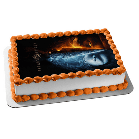 

Mortal Kombat Movie Poster 2021 Edible Cake Topper Image ABPID53711