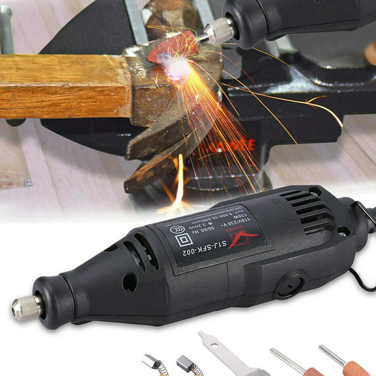 Mini Drill Electric Drill 220V Variable Speed Rotary Tool With