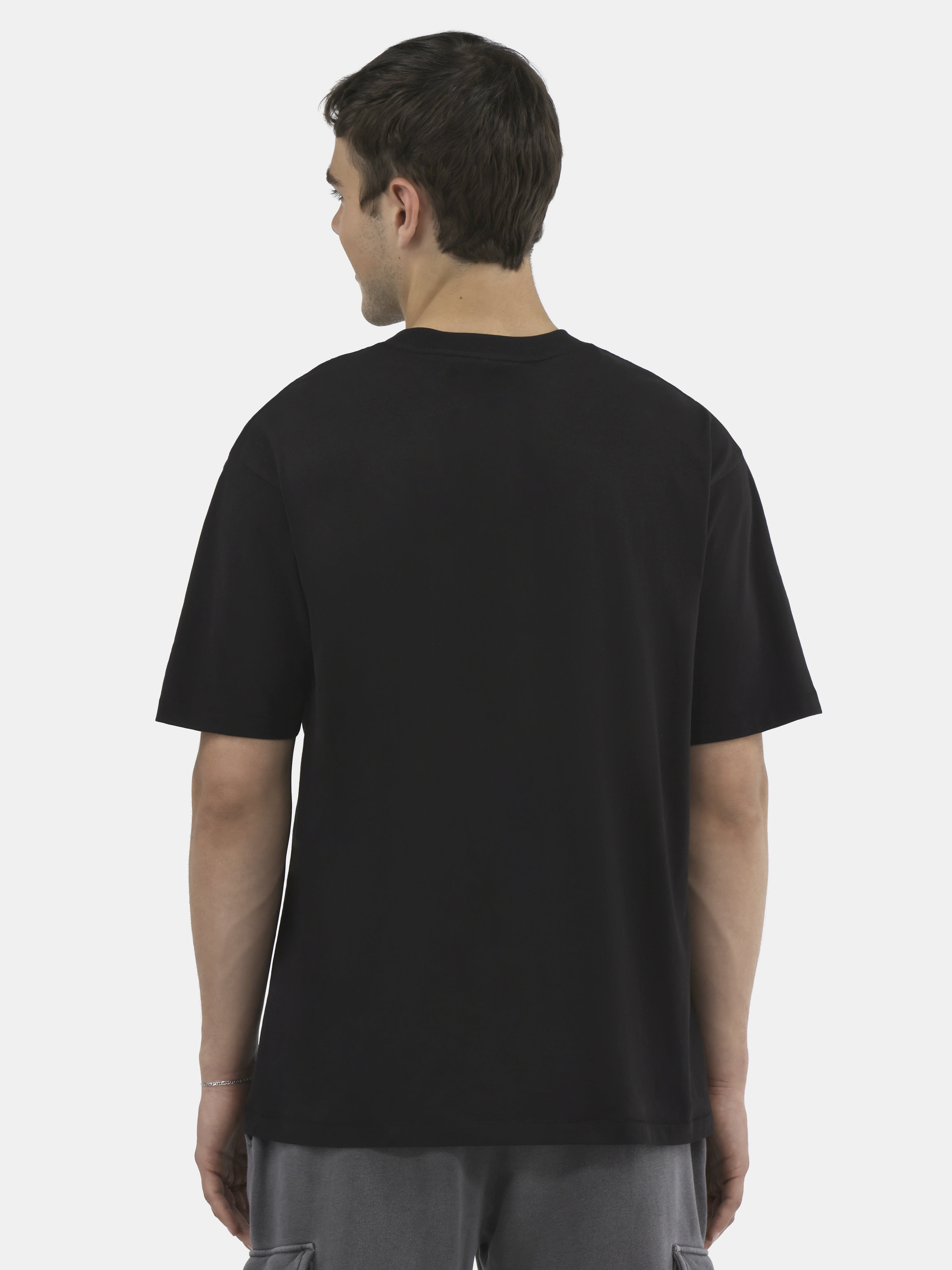 No Boundaries All Gender Cotton Oversize Tee with Short Sleeves, Men's and Big Men's