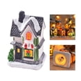 thumbnail image 4 of Decoración de casa de pueblo navideña con iluminación LED, paisaje en miniatura para granja Estilo C, 4 of 9