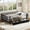 Black, variant on Pure Dashio Metal Daybed Frame Queen Size with Storage Underneath,Platform Sofa Bed for Living Room, Bedroom and Guest Room, Black