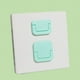 thumbnail image 5 of 20 piezas de toma de corriente cubierta de plástico aislamiento retardante de llama a prueba de niños protector eléctrico cubiertas de enchufe para bebé 2 pies verde claro, 5 of 5