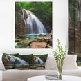 thumbnail image 1 of Djur Djur Waterfall - Landscape Photography Canvas Art Print, 1 of 3