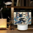thumbnail image 6 of Fotbe Exotic Blue Cat Pattern Acrylic Night Light Gift with 3 Color ModesTouch-Sensitive LED Lamp Perfect Gift for Mother's Day, Birthday, or Christmas, 6 of 9