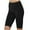 Black, variant on Uaswgudfs Mid-Thigh Yoga Shorts for Women - Stretchy Gym Activewear with Front Pockets & Mobility Support Black XL