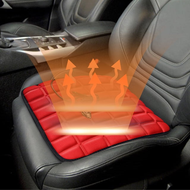 Oliegs Heated Blanket Portable Heated Seat Cushion Versatile Heating Pad For Home Of Fice And Car Use Adjustable Temperature Ergonomic Design For Ultimate Comfort Chocolate