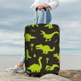 thumbnail image 3 of Lsque Cute Cartoon Dinosaurs Green Silhouette Printed Luggage Cover, Travel Luggage Protector,Scratch and Dirt Resistant, Fits 18-32 Inch Luggage - Large, 3 of 9