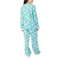 thumbnail image 3 of Munki Munki Women 2-Piece PJ Flannel Pajama Sleep Set, 3 of 3