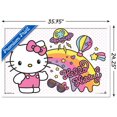 thumbnail image 2 of Hello Kitty - Retro Rainbow Wall Poster, 14.725" x 22.375", 2 of 4