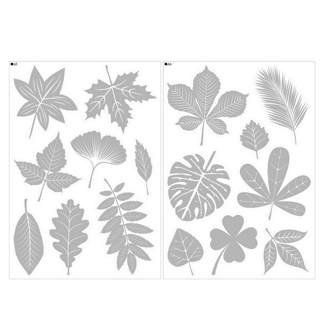 Billuyoard Pegatinas de pájaros para ventana, prevención de golpes extraíble, pegatinas de vinilo autoadhesivas anticolisión para vidrio, Decoración del hogar HojaA5A6