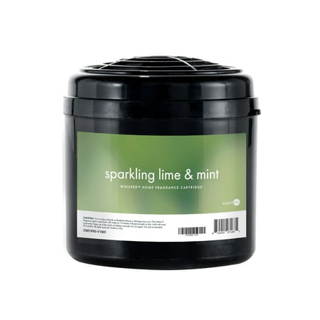ScentAir Whisper Home Plug-in Refill, Air Freshener Fragrance Cartridge, Sparkling Lime & Mint, 1 Pack
