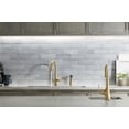 thumbnail image 4 of Kohler K-22064 Graze 1.5 GPM Single Hole Kitchen Faucet - Vibrant Brushed Moderne Brass, 4 of 7
