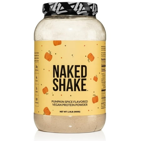 Naked Shake - Pumpkin Spice Protein Shake - Flavored Plant Based Protein With Mct Oil - Gluten-Free, Soy-Free, No Gmos Or Artificial Sweeteners - 30 Servings
