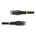 thumbnail image 3 of StarTech 2ft CAT6 Ethernet Cable - Black CAT 6 Gigabit Ethernet Wire -250Mhz 100W PoE RJ45 UTP Molded Network Patch Cord with Strain Relief (C6PATCH2BK), 3 of 4