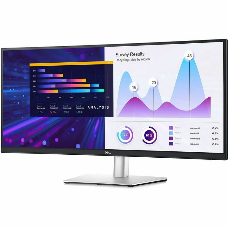 DELL P3424WE UWQHD ウルトラワイドモニター Dell 34 inch Ultrawide Curved USB-C Hub Monitor - P3424WE