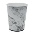 thumbnail image 2 of Bath Bliss 2 Pack Bathroom Trash Can in Marble, 2 of 7