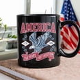 thumbnail image 3 of America 1776 - 2026 250 Years Of Freedom Black Mug, 250 Years America 1776-2026 Patriotic, America 250 Firework Black Mug, 3 of 4