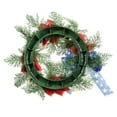 thumbnail image 3 of 18 Inch Independence Day Artificial Tulip Wreath Patriotic Wreath with Ribbon Red White Blue Wreath Front Door July 4th Wreath, 3 of 9