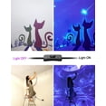 thumbnail image 3 of Paquete de 4 luces negras Onforu de 42 W, cable de 1,5 m, 110 V, 3 of 6