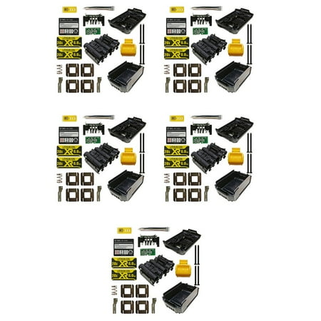 

5Set Li-Ion Battery Plastic Box Case PCB Charging Protection Circuit Board for Dewa 18V 20V 6Ah Tool Housing