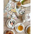 thumbnail image 4 of Aqua Easter Bunny Kitchen Dish Towels for Drying Dishes Set of 4, Spring Easter Eggs Floral Buffalo Plaid Waffle Weave Microfiber Hand Tea Bathroom Towels Quick Dry & Absorbent Towel 15.7x23.6, 4 of 7